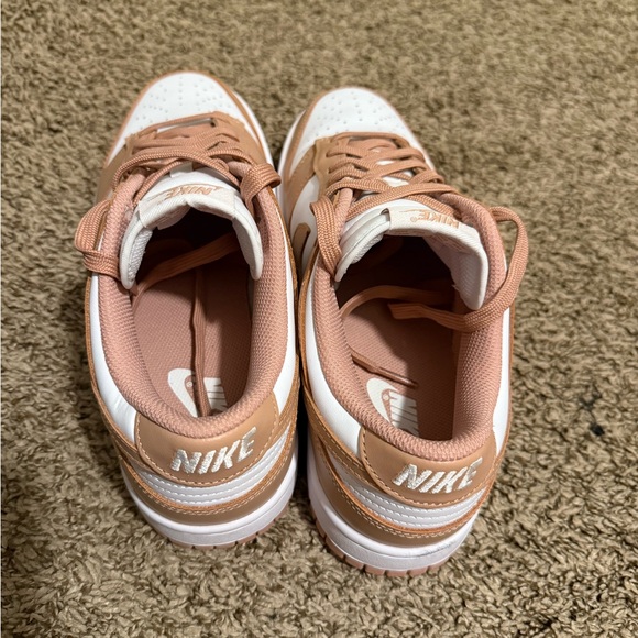 Nike White and Tan Athletic Shoes - Picture 2 of 4